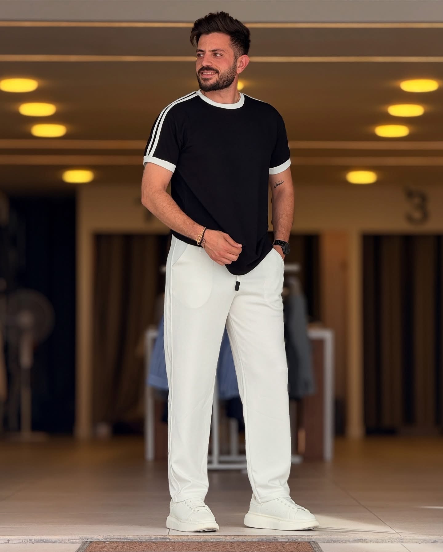 Dry Fit 2 Pcs Style Tracksuit LI -53