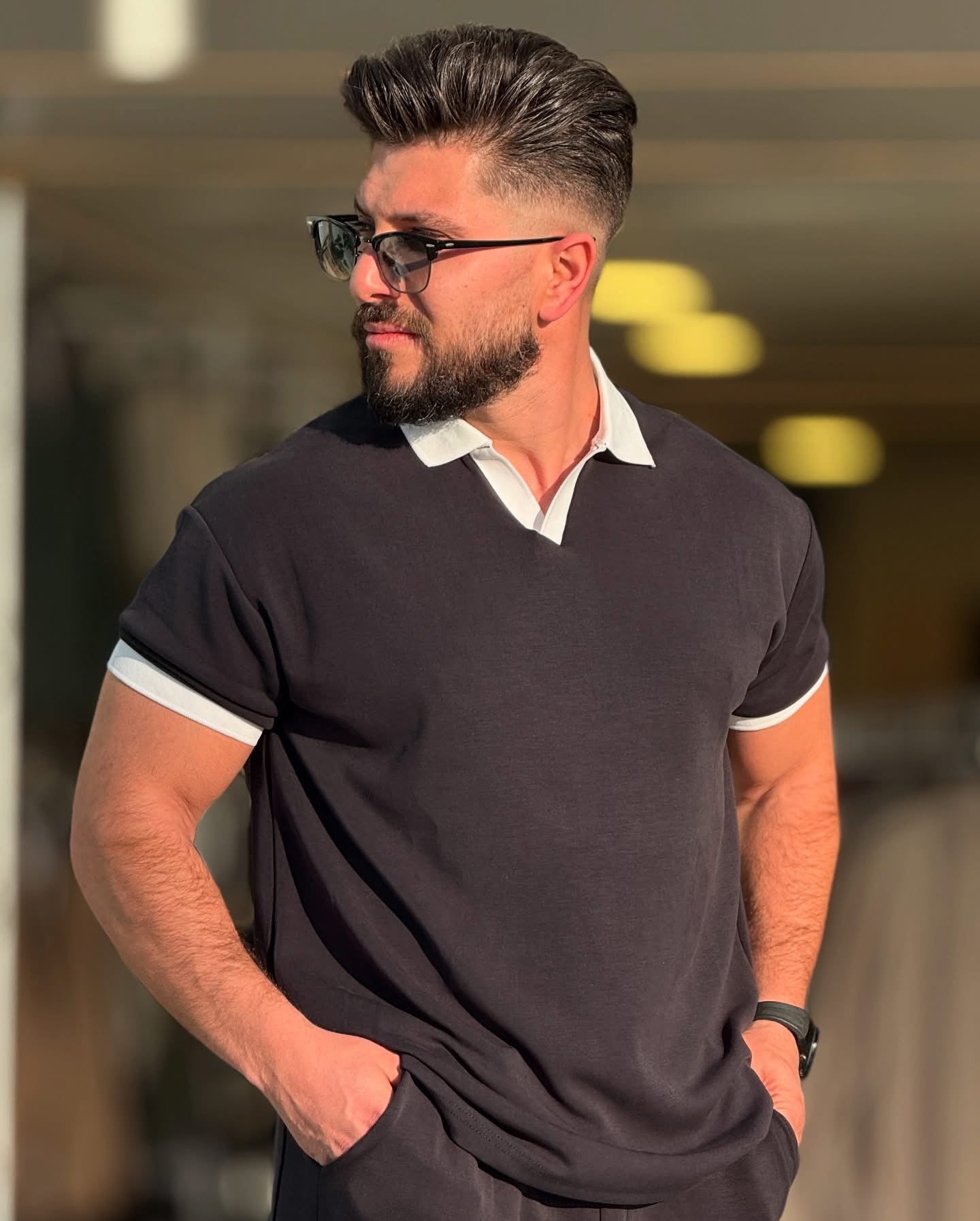 Dry Fit 2 Pcs Style Tracksuit LI -51