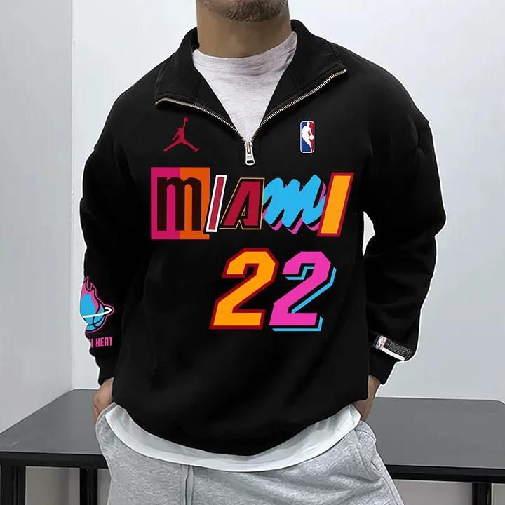 Miami Heat #22 Neon Style Sweatshirt-(S5)
