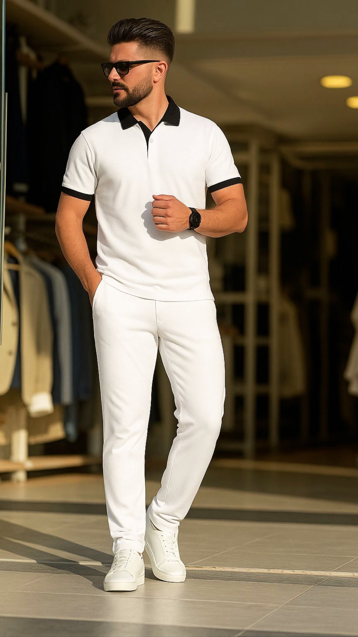 Dry Fit 2 Pcs Style Tracksuit LI -51