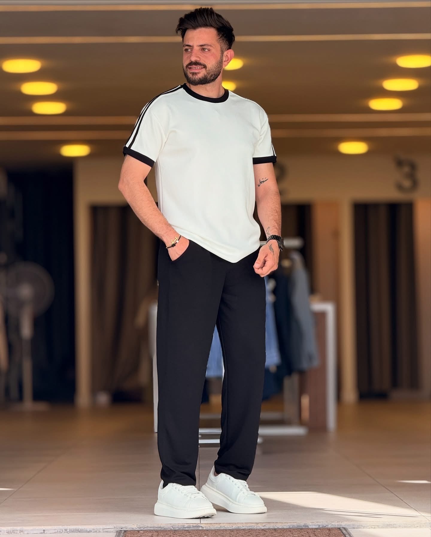 Dry Fit 2 Pcs Style Tracksuit LI -53