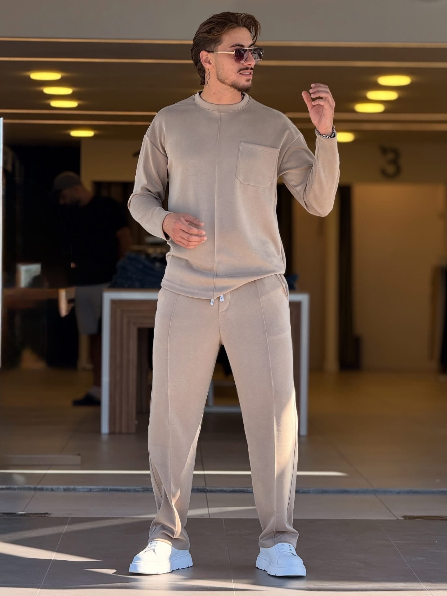 NEW WINTER ROUND NECK TRACKSUIT Li-58