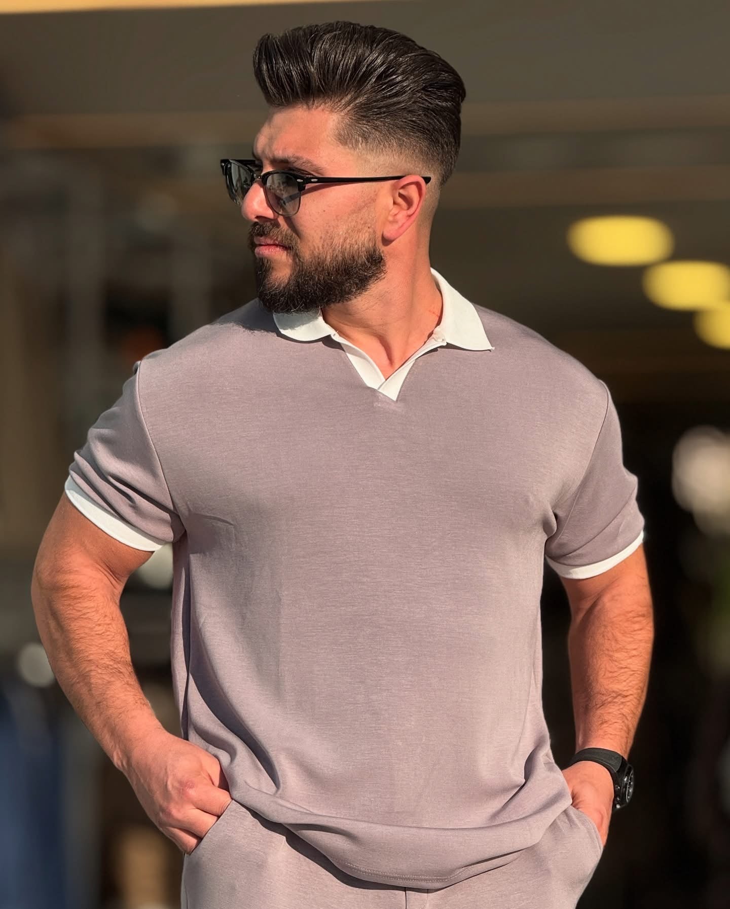 Dry Fit 2 Pcs Style Tracksuit LI -51