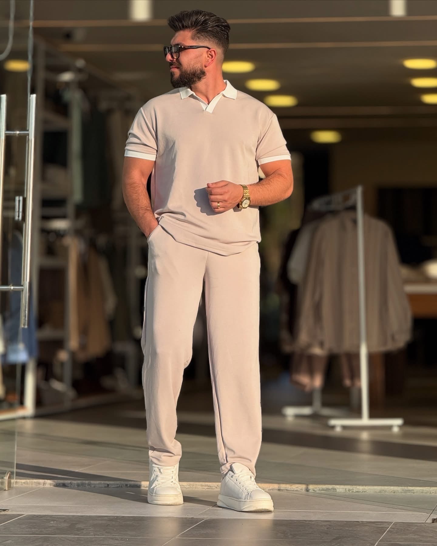 Dry Fit 2 Pcs Style Tracksuit LI -51