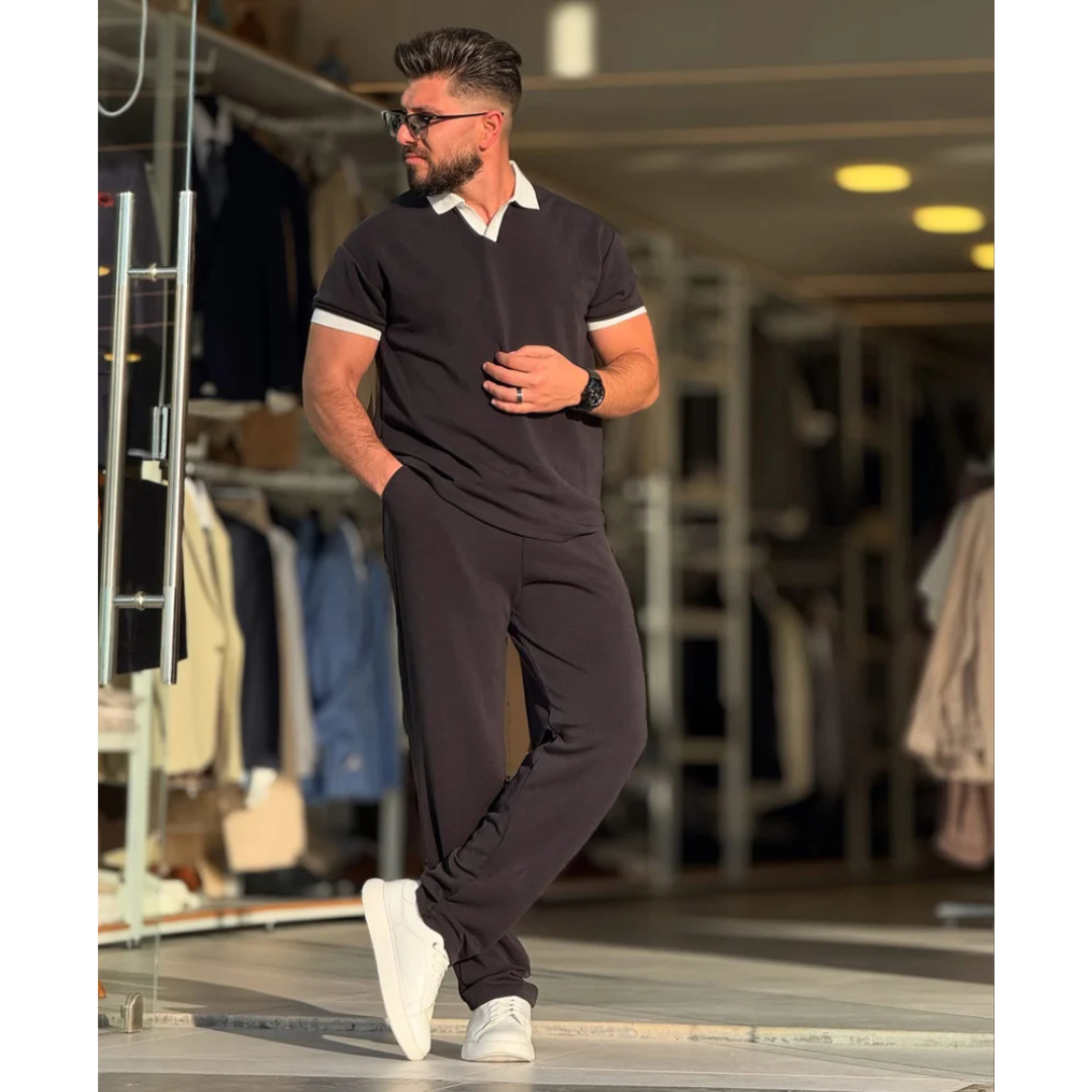 Dry Fit 2 Pcs Style Tracksuit LI -51