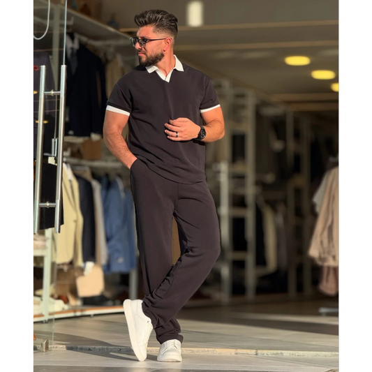 Dry Fit 2 Pcs Style Tracksuit LI -51