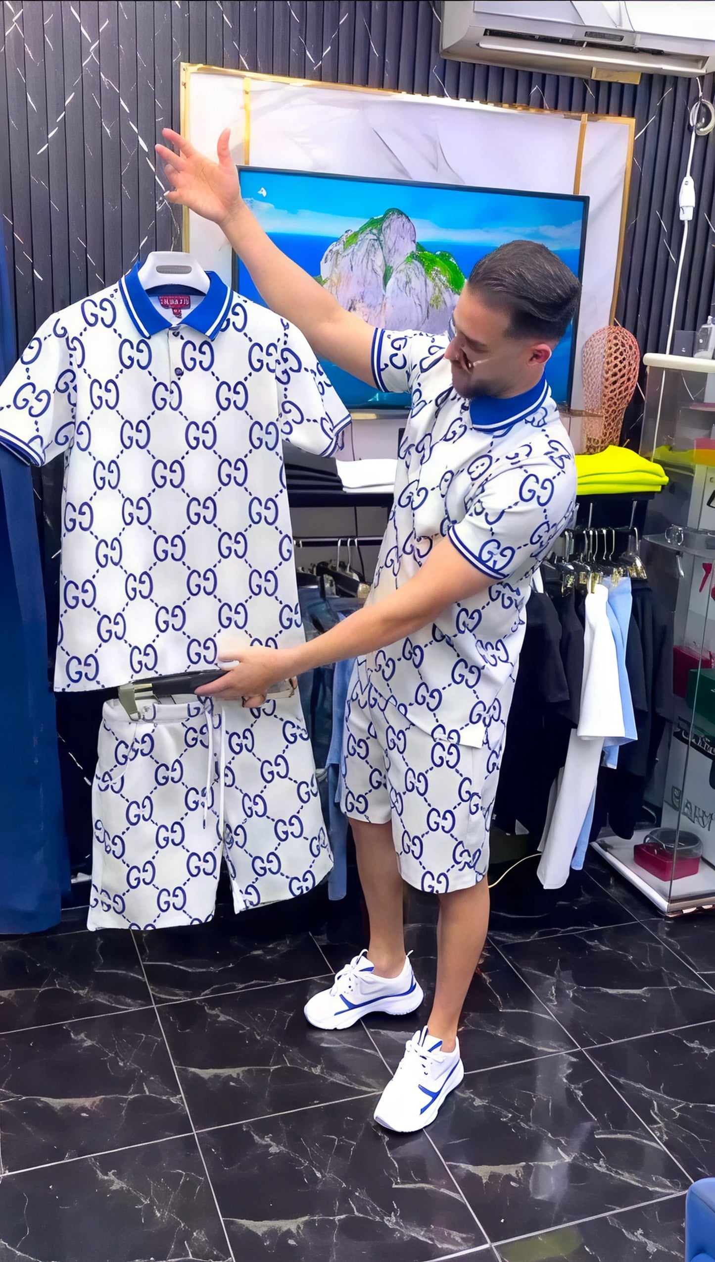 Q-29 SHORTS & T-SHIRT Set