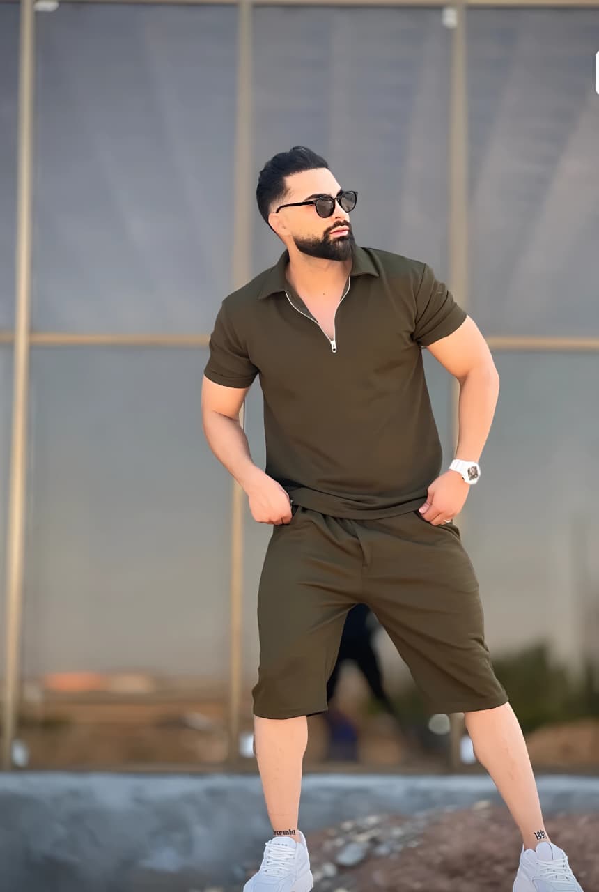 Q-49 Tshirt & Shorts Set